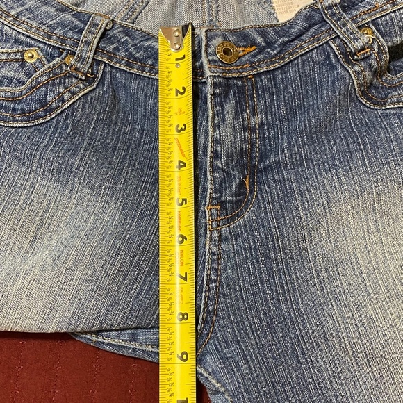 Baby Phat Women’s Blue Wash Denim Bootcut Jeans Size Junior 13 - Picture 8 of 16
